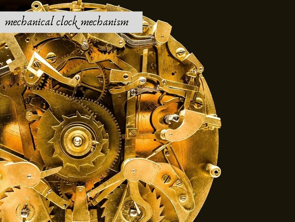 mechanical clock mechanism