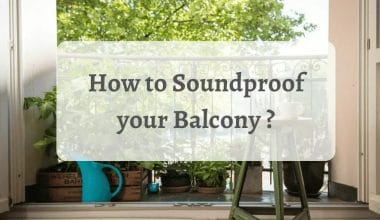 How to Soundproof your Balcony