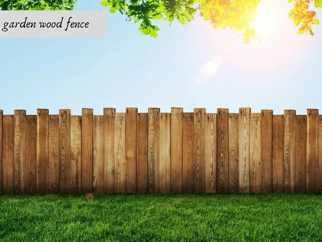 garden wood fence
