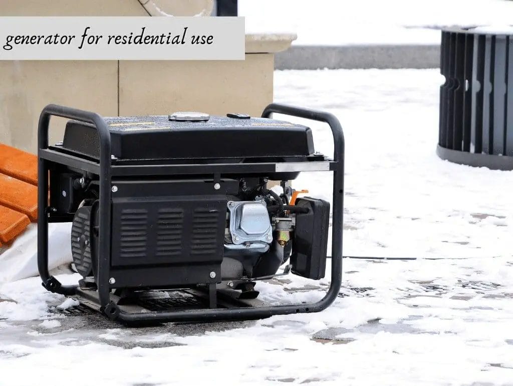 generator for residential use