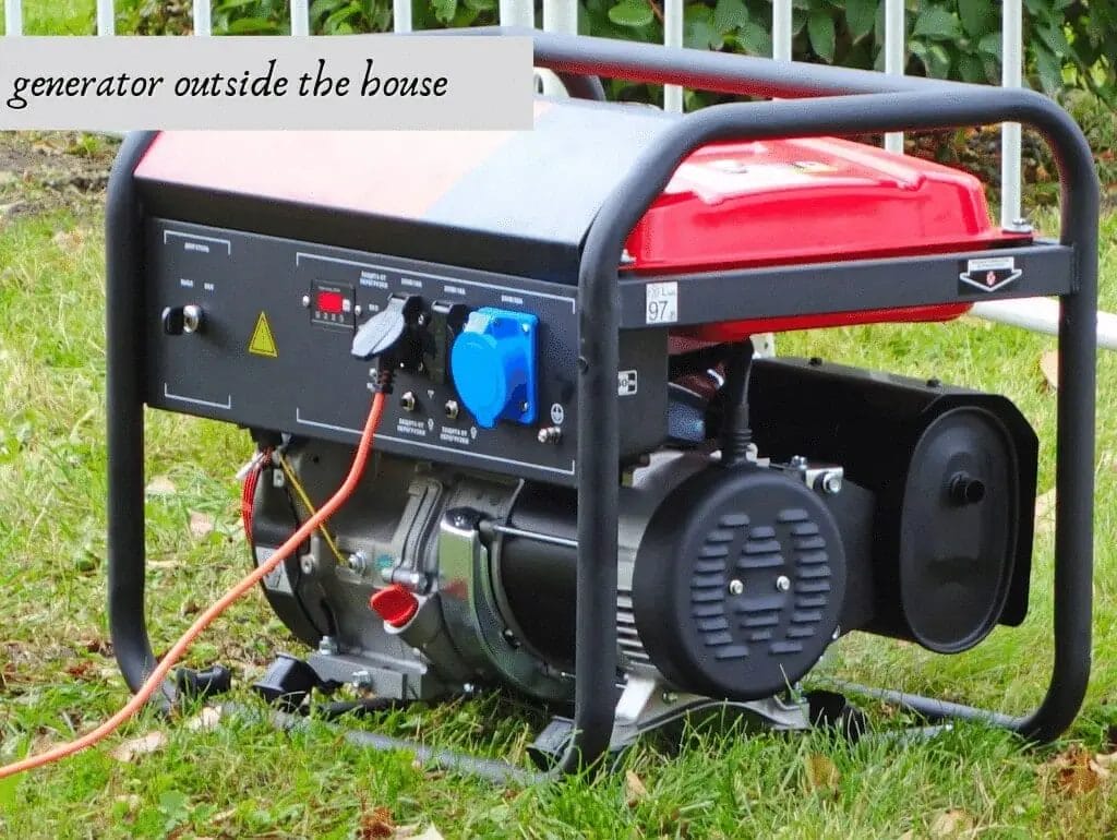generator outside the house